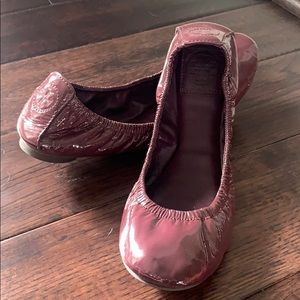 Tory Burch Eddie Flat - Patent Plum